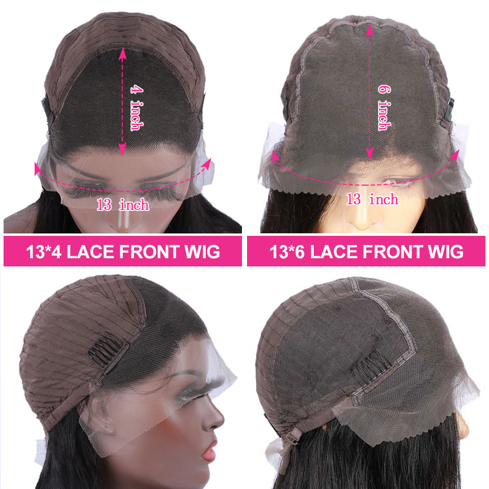 13x4 and 13x6 wigs