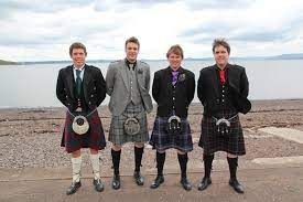 Kilt outfit in Scotland