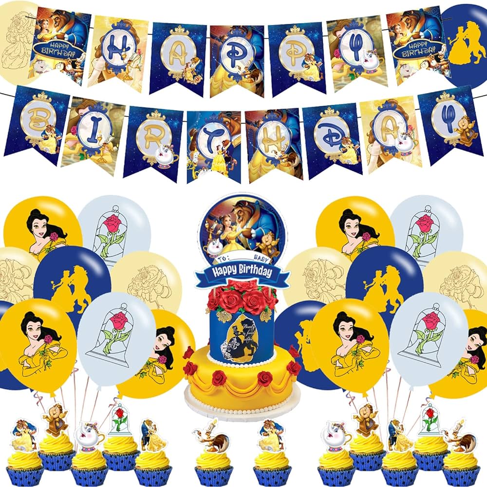 beauty and the beast party supplies