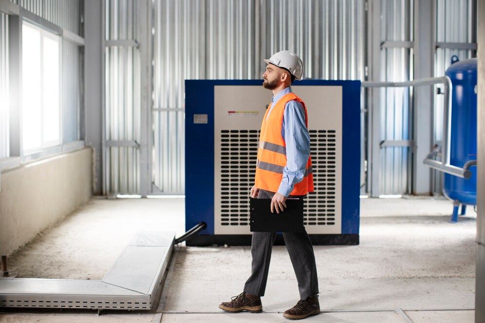 water cooled chiller installation