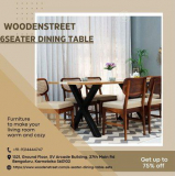Improve your Dining Room with our 6 seater dining table set from Wooden Street