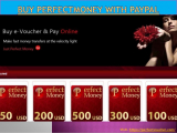 Buy perfectmoney with visa card