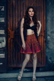 INSTAGRAM FEMALE MODEL POSES FOR PHOTOSHOOT