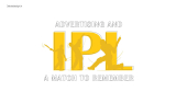 The IPL: A Game Changer for Indian Advertising