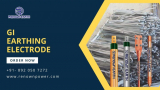 What is the process of preparing hot dip gi earthing electrode?